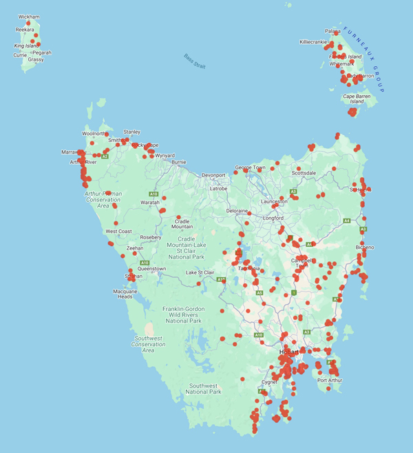 collecting locality map for 'Wapistra, A.'